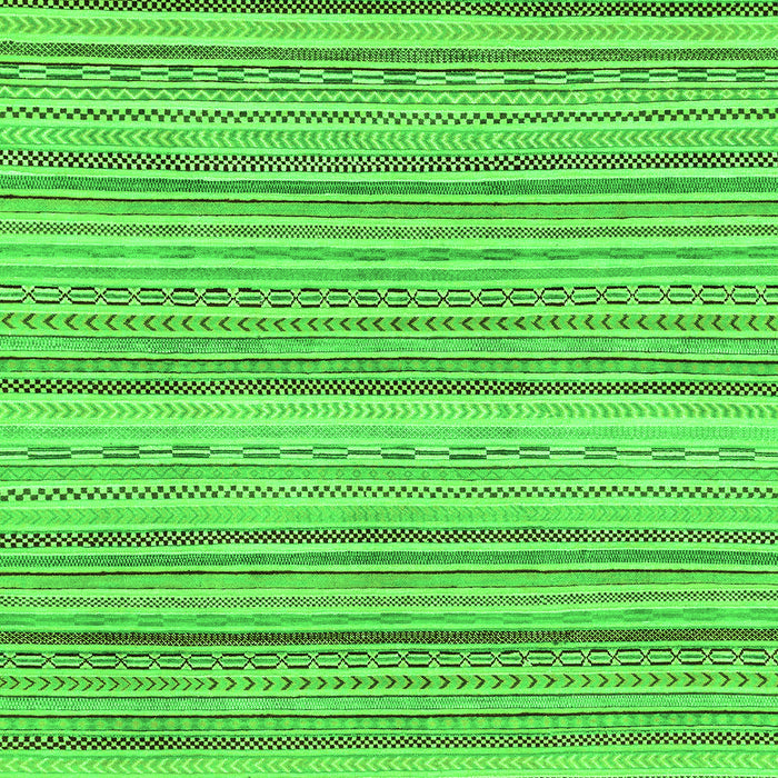 Machine Washable Abstract Green Modern Area Rugs, wshabs2175grn