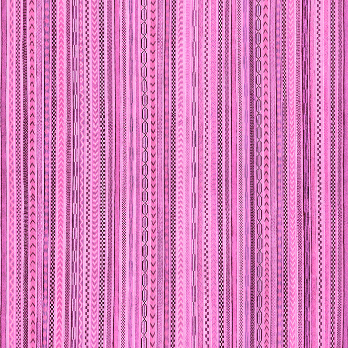 Square Machine Washable Abstract Pink Modern Rug, wshabs2175pnk