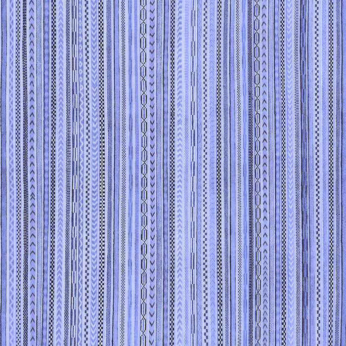 Square Abstract Blue Modern Rug, abs2175blu