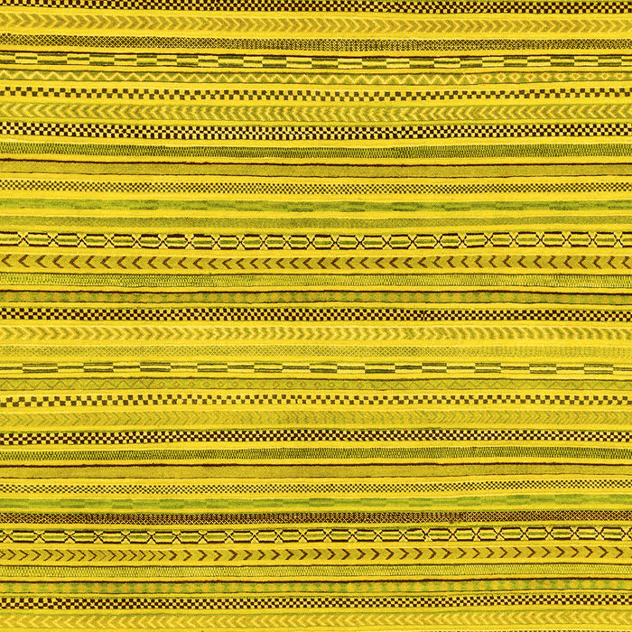 Machine Washable Abstract Yellow Modern Rug, wshabs2175yw