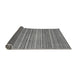 Sideview of Abstract Gray Modern Rug, abs2176gry