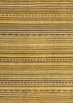 Abstract Brown Modern Rug, abs2176brn