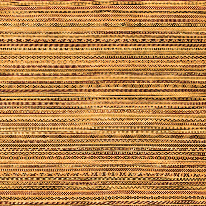 Square Abstract Orange Modern Rug, abs2176org