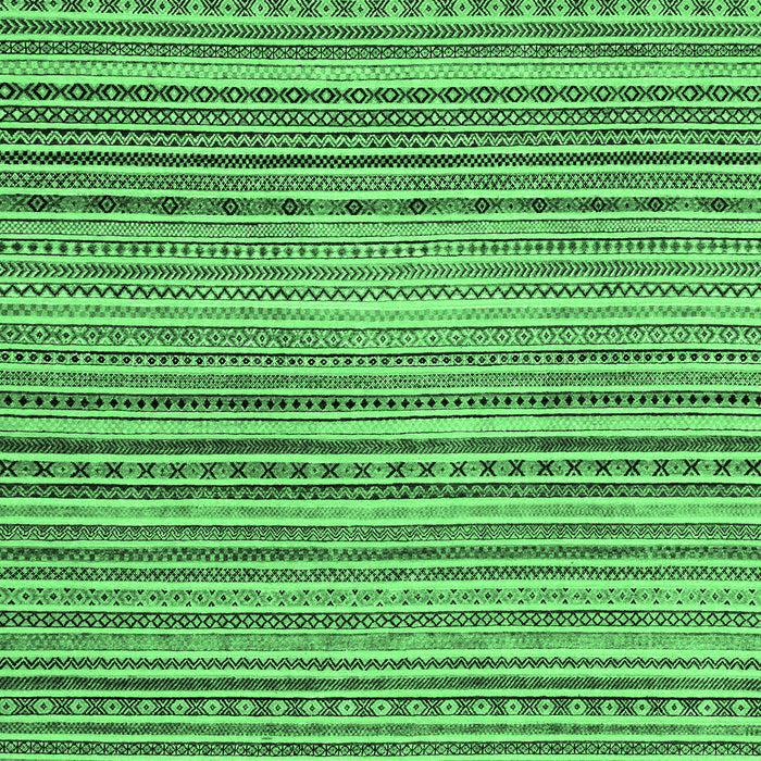 Machine Washable Abstract Emerald Green Modern Area Rugs, wshabs2176emgrn