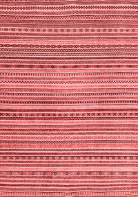 Abstract Red Modern Rug, abs2176red