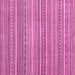 Square Abstract Pink Modern Rug, abs2176pnk