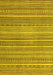 Abstract Yellow Modern Rug, abs2176yw