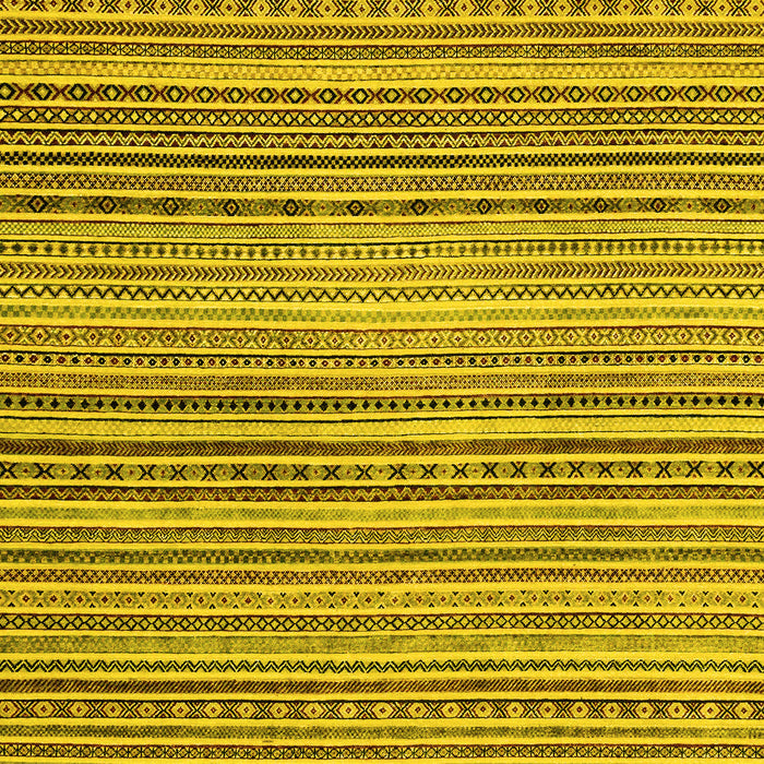 Abstract Yellow Modern Rug, abs2176yw