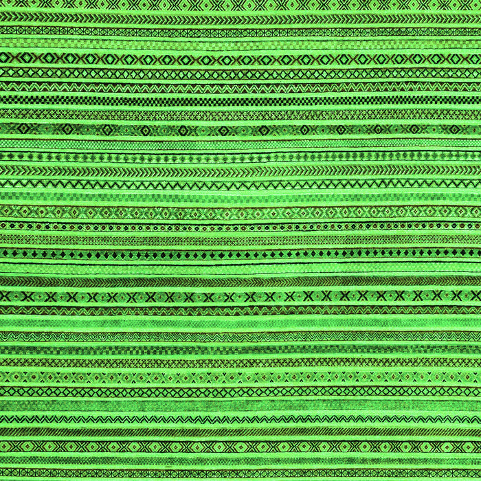 Machine Washable Abstract Green Modern Area Rugs, wshabs2176grn