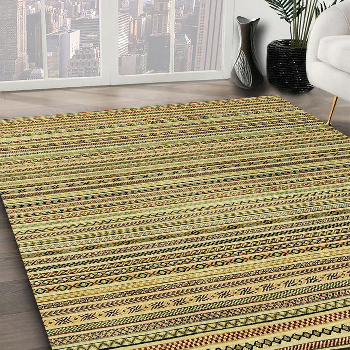 Machine Washable Abstract Red Brown Rug in a Family Room, wshabs2176