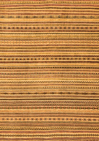 Abstract Orange Modern Rug, abs2176org