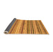 Sideview of Southwestern Orange Country Rug, abs2177org