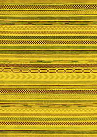 Southwestern Yellow Country Rug, abs2177yw