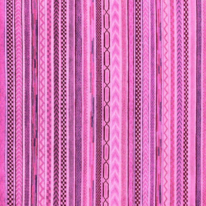 Square Machine Washable Southwestern Pink Country Rug, wshabs2177pnk