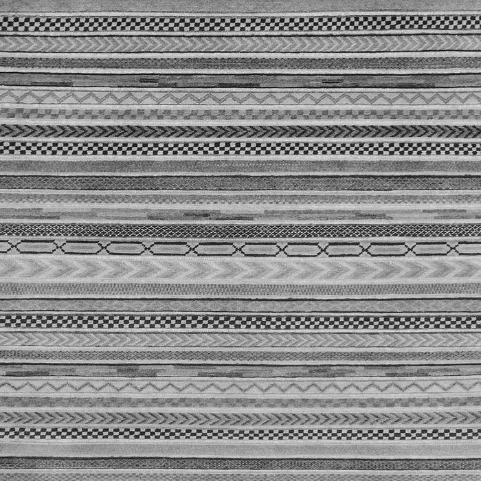 Square Southwestern Gray Country Rug, abs2177gry