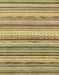 Abstract Metallic Gold Southwestern Rug, abs2177