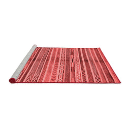 Country Red Washable Rugs