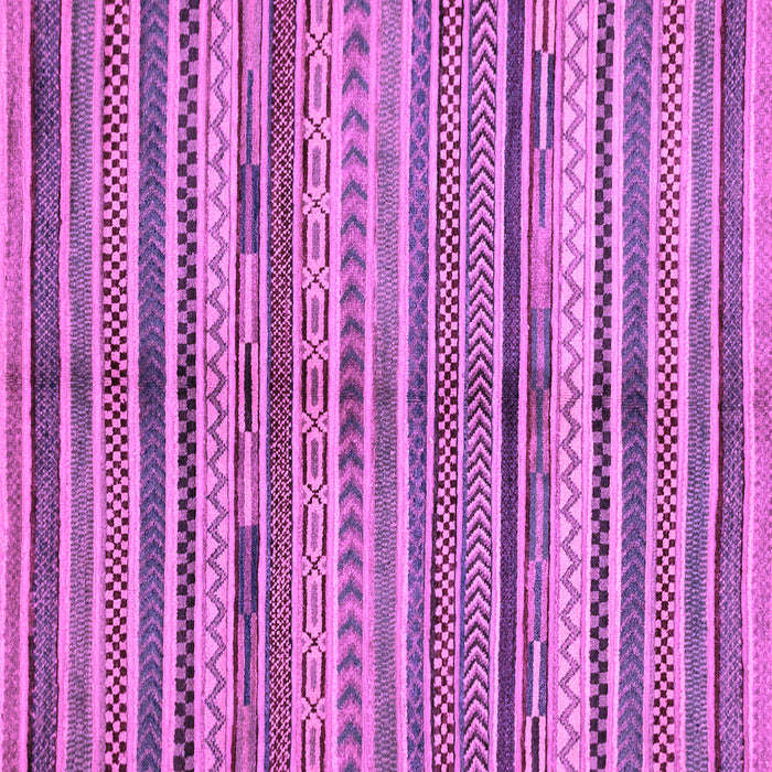 Square Machine Washable Southwestern Purple Country Area Rugs, wshabs2178pur