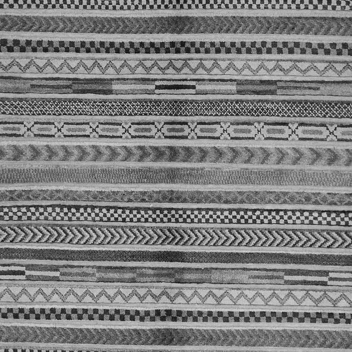 Machine Washable Southwestern Gray Country Rug, wshabs2178gry