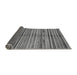 Sideview of Southwestern Gray Country Rug, abs2178gry