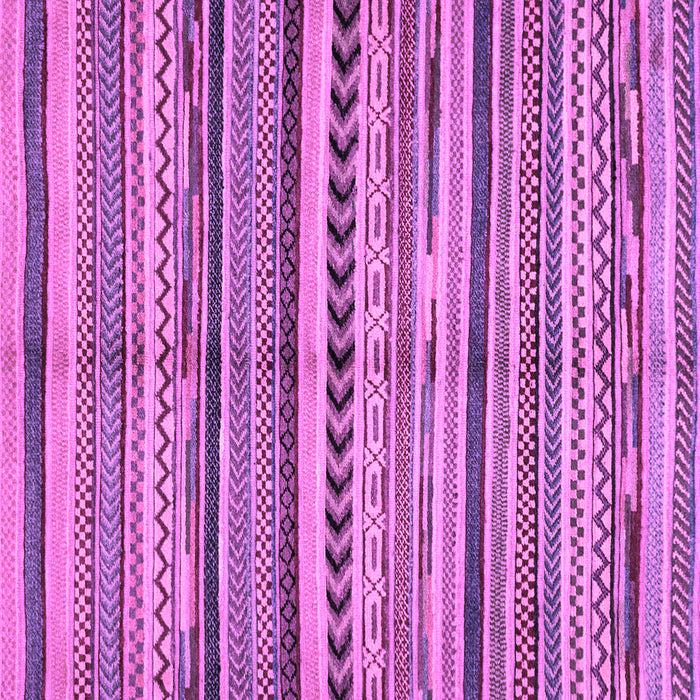 Square Machine Washable Abstract Purple Modern Area Rugs, wshabs2179pur