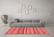 Modern Red Washable Rugs