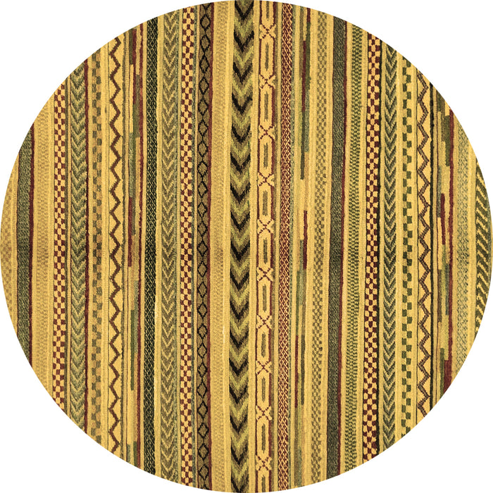 Round Machine Washable Abstract Brown Modern Rug, wshabs2179brn