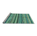 Sideview of Machine Washable Abstract Light Blue Modern Rug, wshabs2179lblu