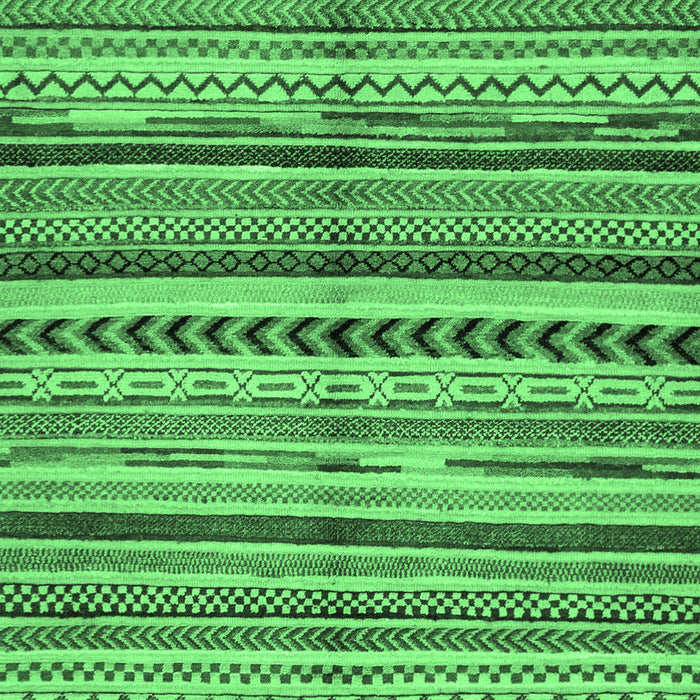 Machine Washable Abstract Emerald Green Modern Area Rugs, wshabs2179emgrn