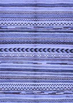 Abstract Blue Modern Rug, abs2179blu