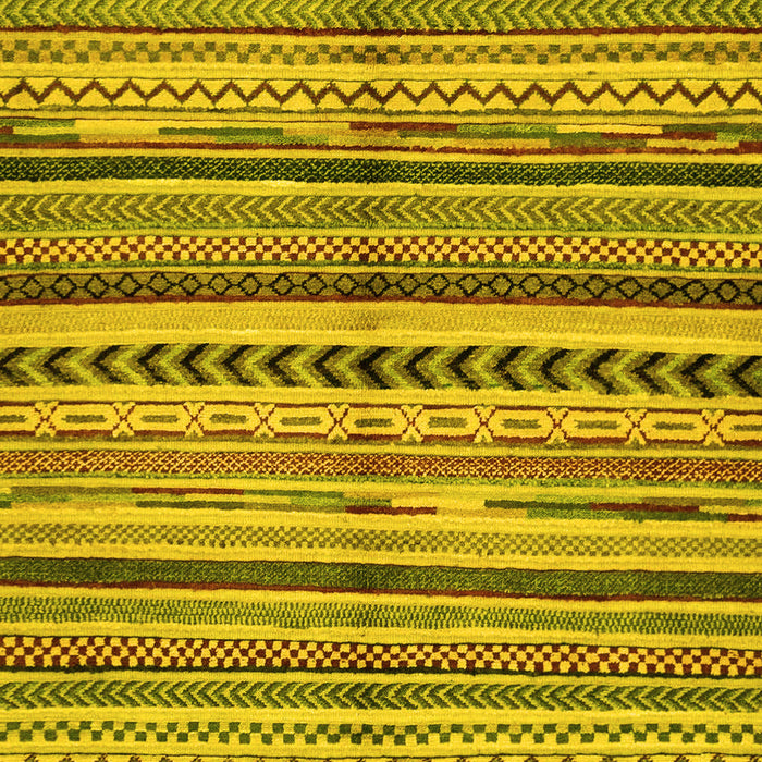 Abstract Yellow Modern Rug, abs2179yw