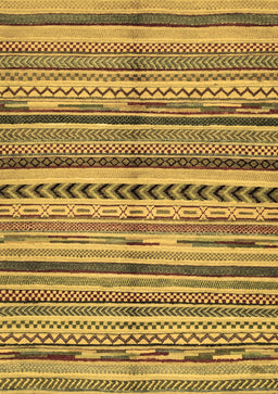 Abstract Brown Modern Rug, abs2179brn