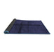 Sideview of Abstract Blue Modern Rug, abs217blu