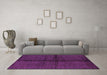 Machine Washable Abstract Purple Modern Area Rugs in a Living Room, wshabs217pur