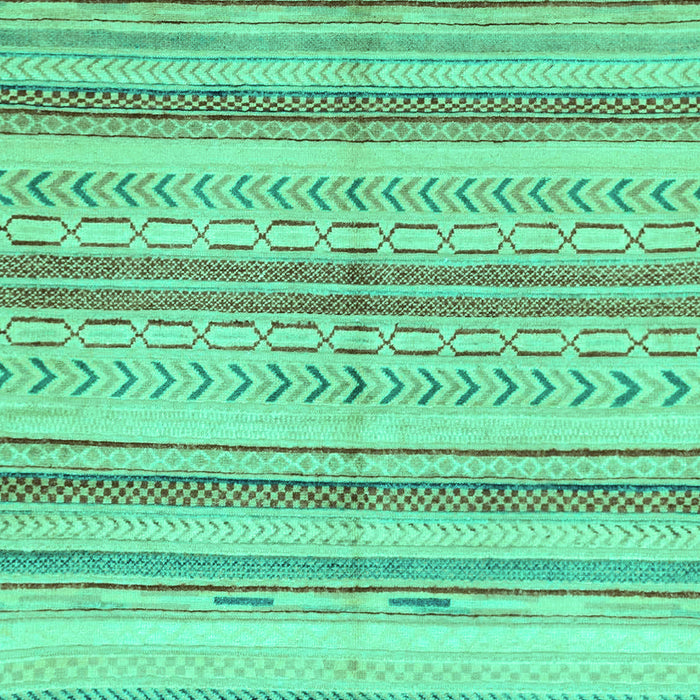Abstract Turquoise Modern Rug, abs2180turq