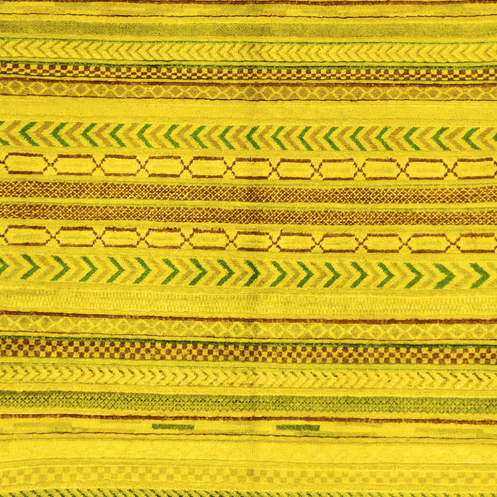 Abstract Yellow Modern Rug, abs2180yw