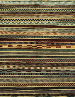 Abstract Copper Green Modern Rug, abs2181