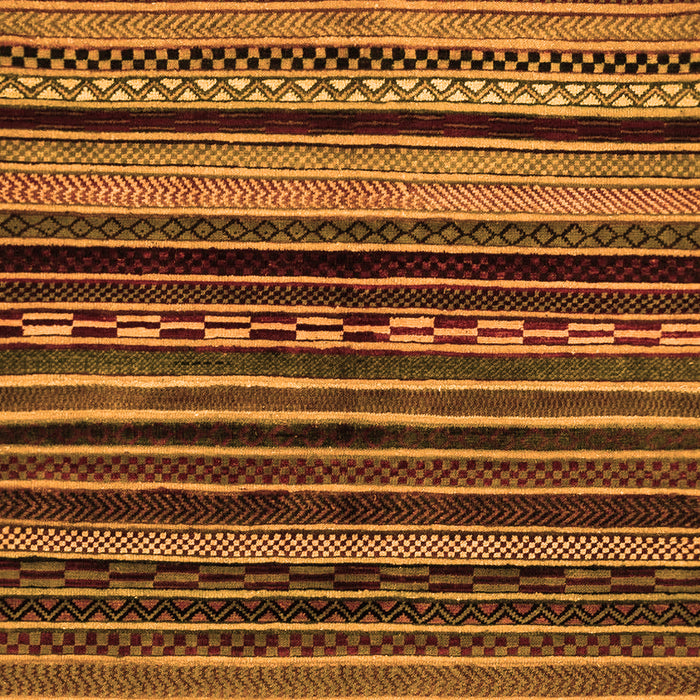 Machine Washable Abstract Orange Modern Area Rugs, wshabs2181org