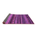 Sideview of Abstract Purple Modern Rug, abs2181pur