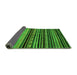 Sideview of Abstract Green Modern Rug, abs2181grn