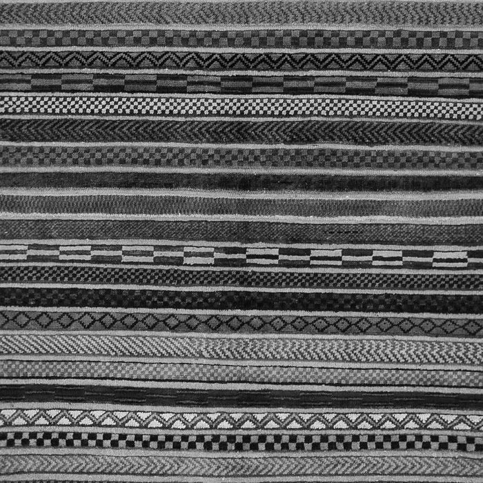 Machine Washable Abstract Gray Modern Rug, wshabs2181gry