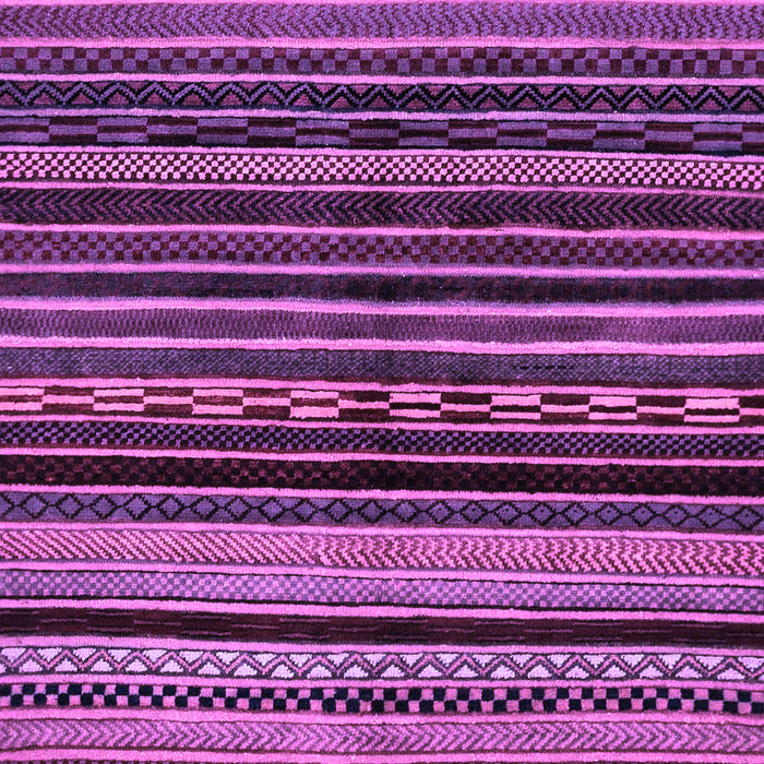 Machine Washable Abstract Purple Modern Area Rugs, wshabs2181pur