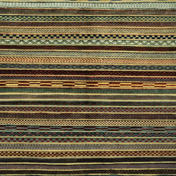 Square Abstract Copper Green Modern Rug, abs2181