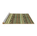 Sideview of Machine Washable Abstract Avocado Green Rug, wshabs2182