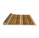 Sideview of Abstract Orange Modern Rug, abs2182org