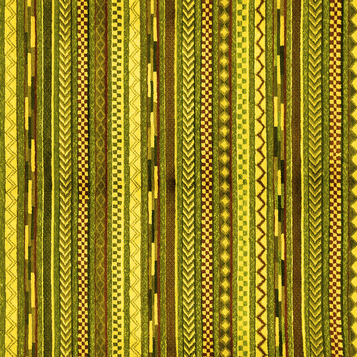 Square Machine Washable Abstract Yellow Modern Rug, wshabs2182yw