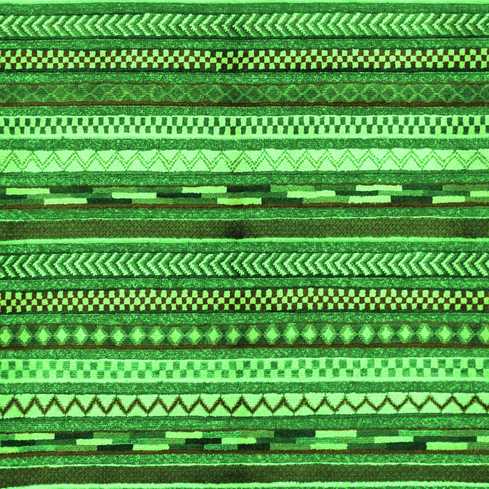 Machine Washable Abstract Green Modern Area Rugs, wshabs2182grn