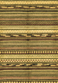 Abstract Brown Modern Rug, abs2182brn