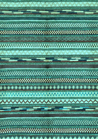 Abstract Light Blue Modern Rug, abs2182lblu