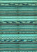 Abstract Light Blue Modern Rug, abs2182lblu